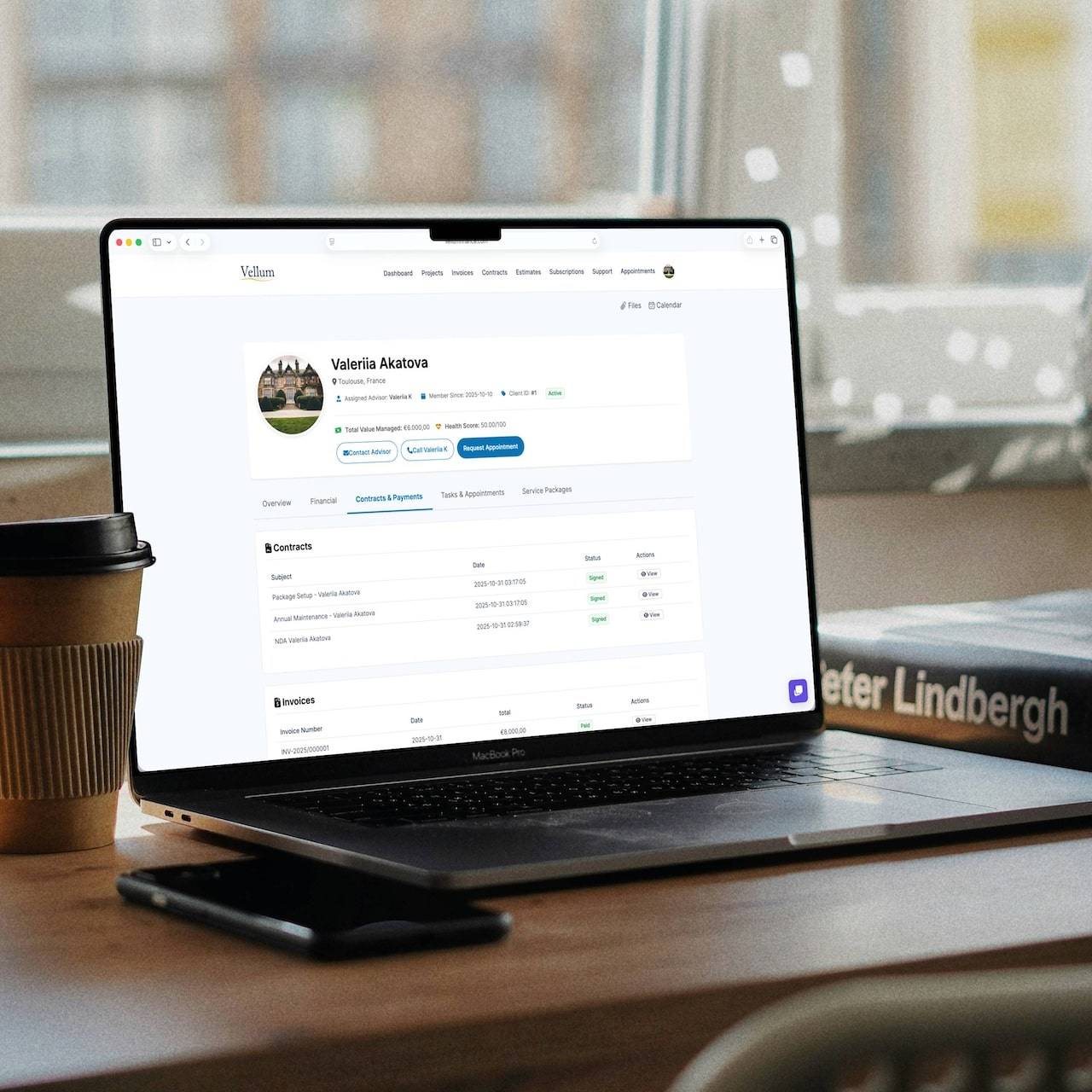 Vue de l’espace principal du multi family office